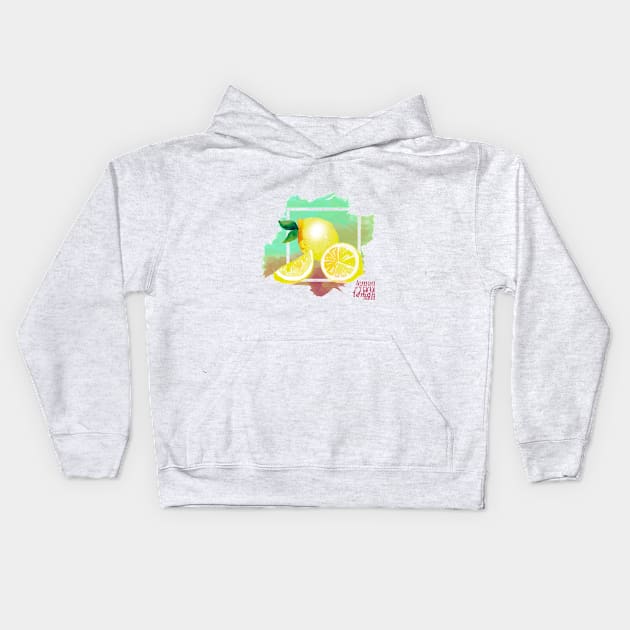 Citrus (Lime) Kids Hoodie by eimemie